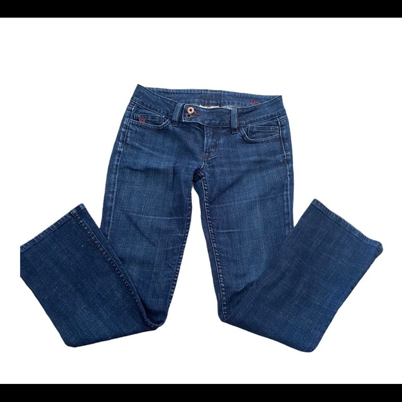 Miss Me "Red" Drew Jeans Womens Size 28 Dark Wash Bootcut Denim Jeans - Picture 2 of 7